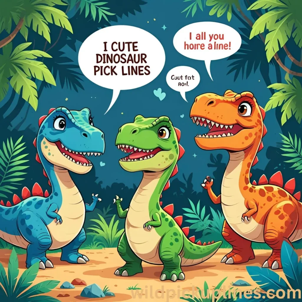 Cute Dinosaur Pick Up Lines