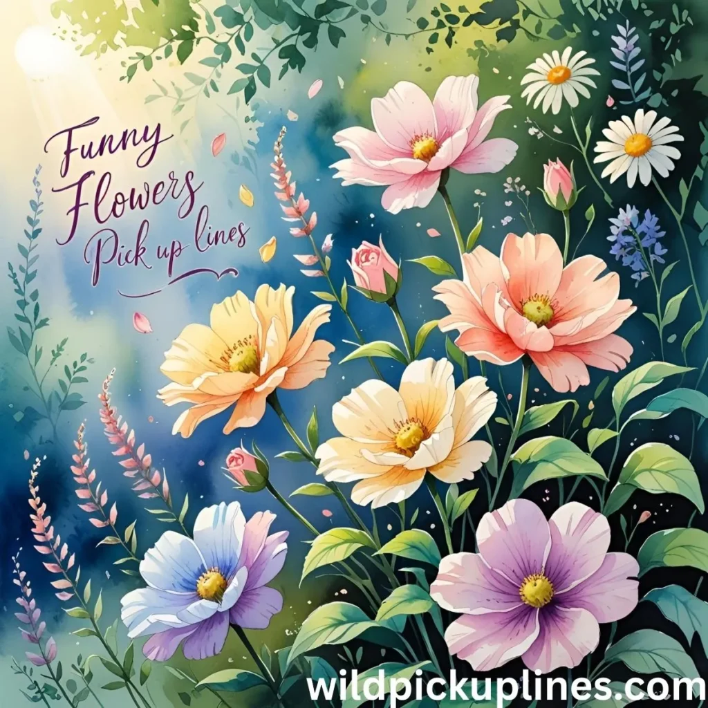 Funny Flower Pick Up Lines