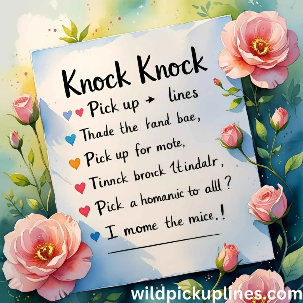 Knock Knock Pick Up Lines Tinder