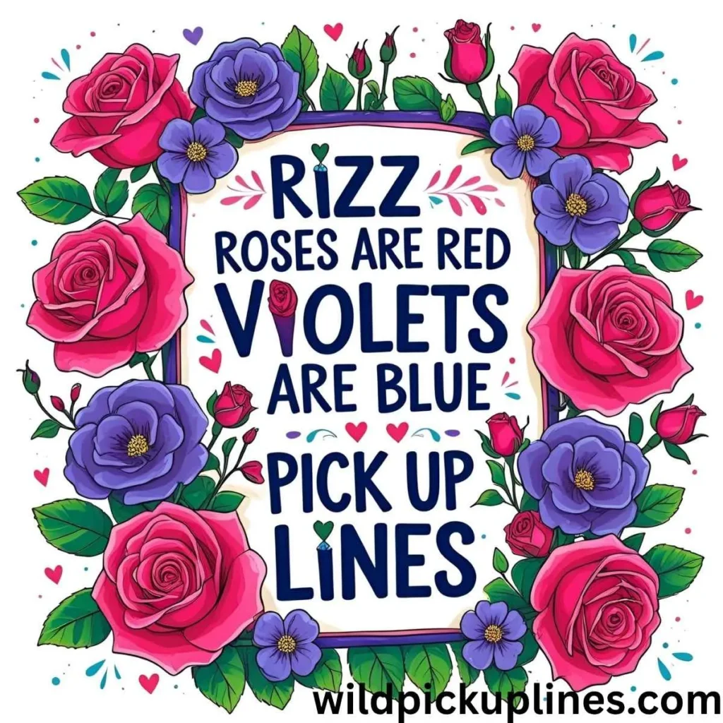 Rizz Roses Are Red Violets Are Blue Pick Up Lines