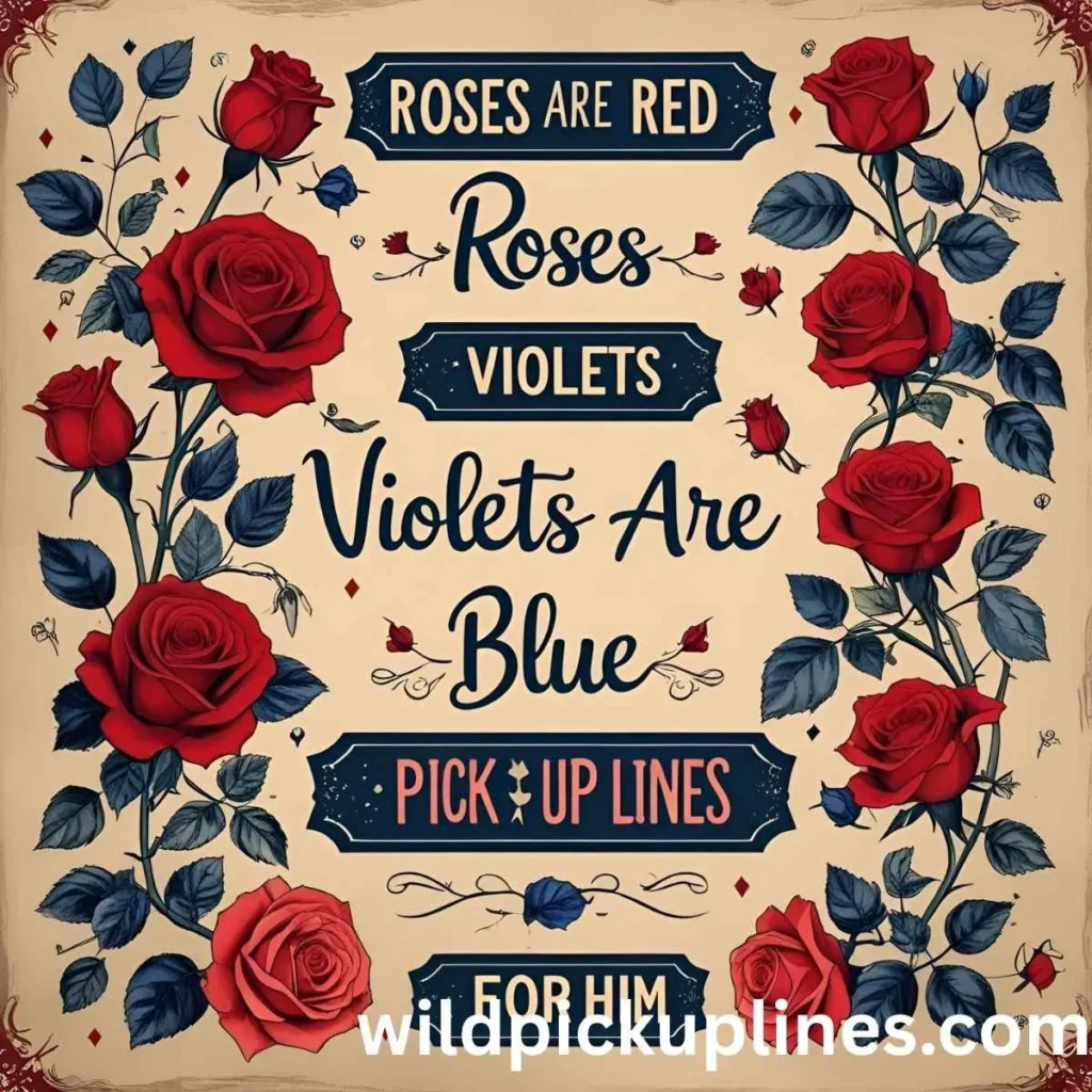 Roses Are Red Violets Are Blue Dirty Pick Up Lines for Him