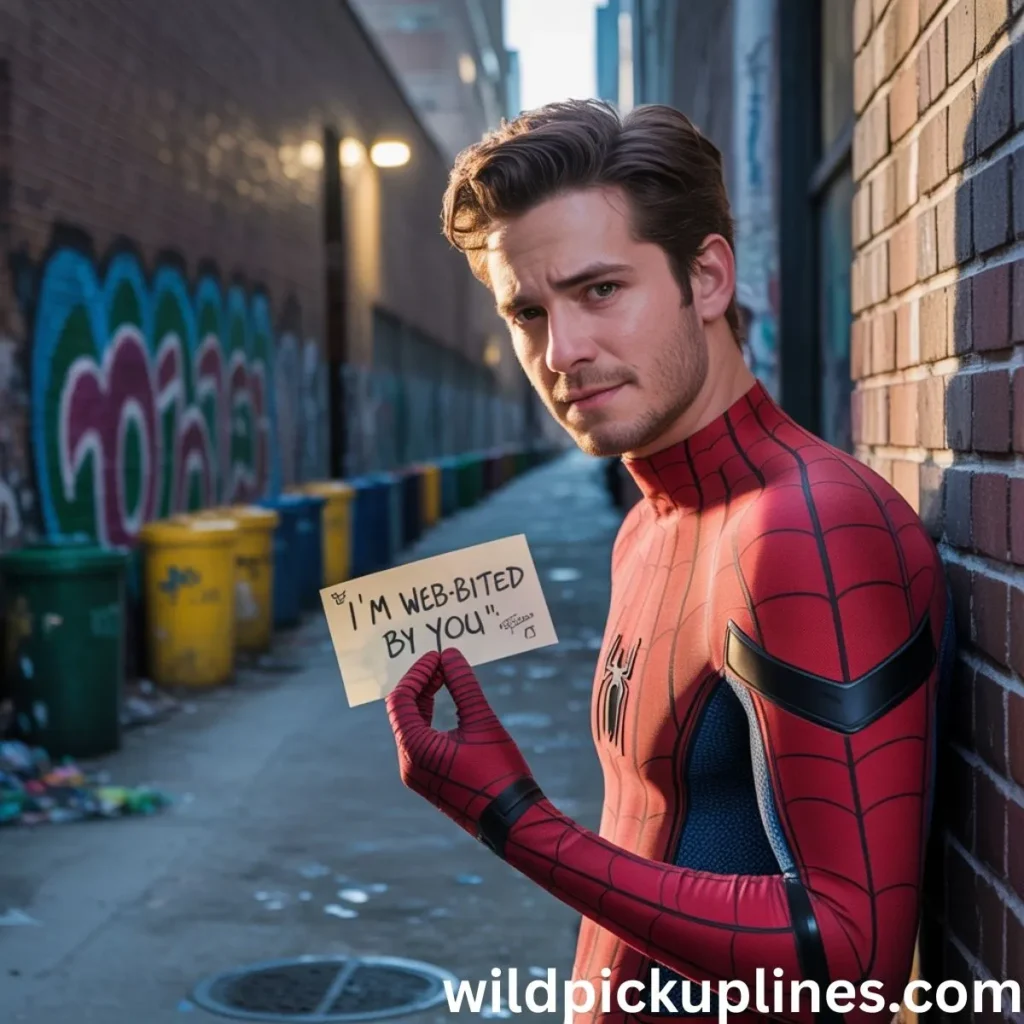 Spiderman Pick Up Lines for Him