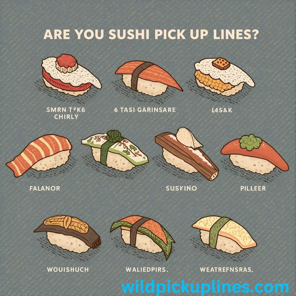 Are You Sushi Pick Up Lines