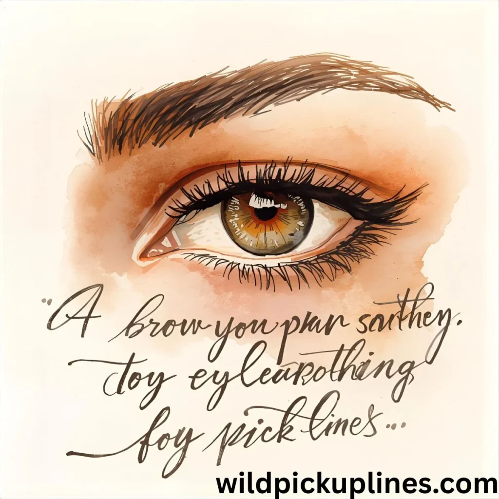 Brown Eye Pick Up Lines