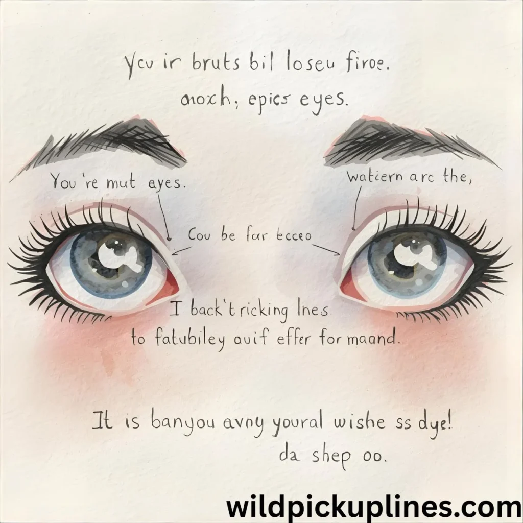 Cheesy Pick Up Lines About Eyes