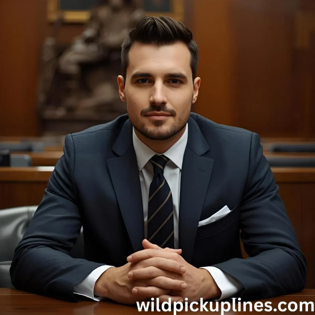 Courtroom-Themed Lawyer Pick Up Lines