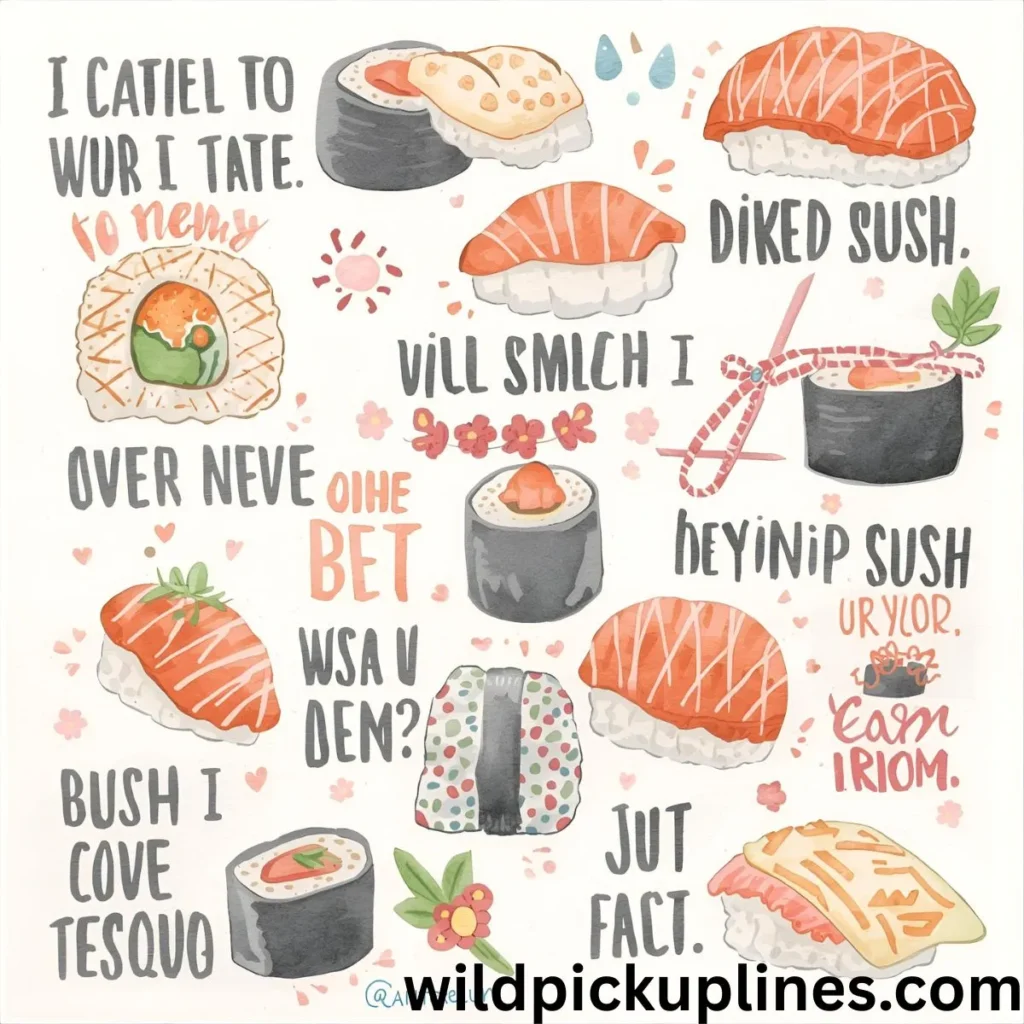 Funny Sushi Pick Up Lines