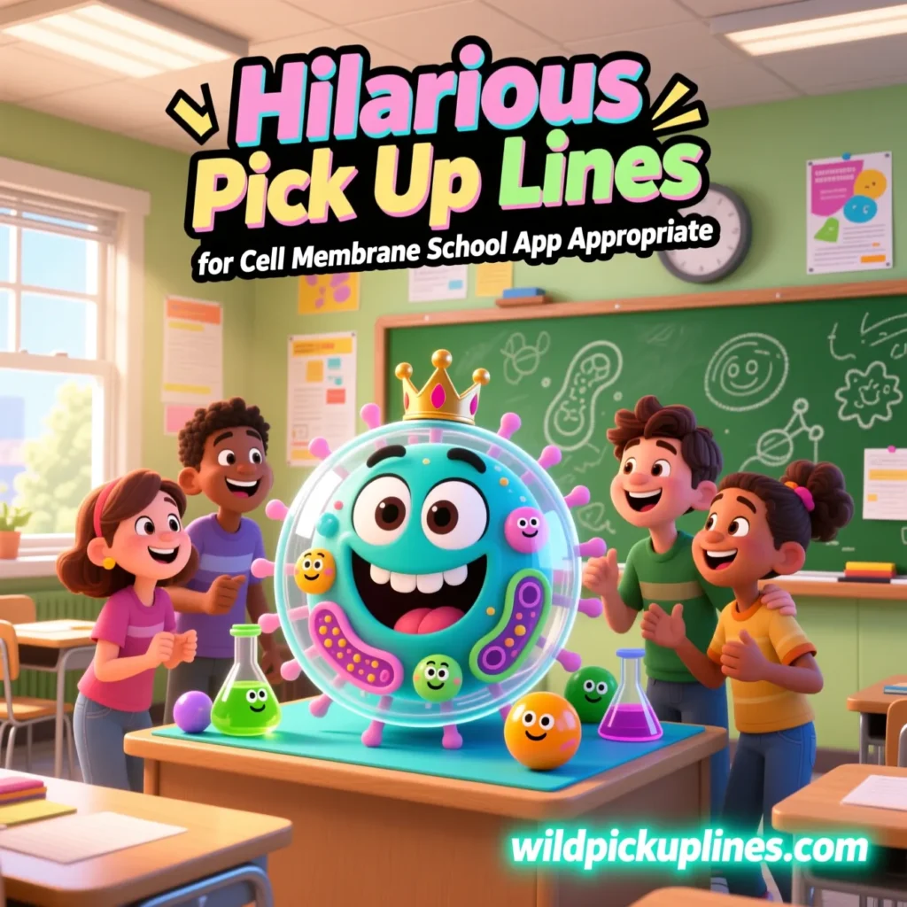 Hilarious Pick Up Lines for Cell Membrane School Appropriate