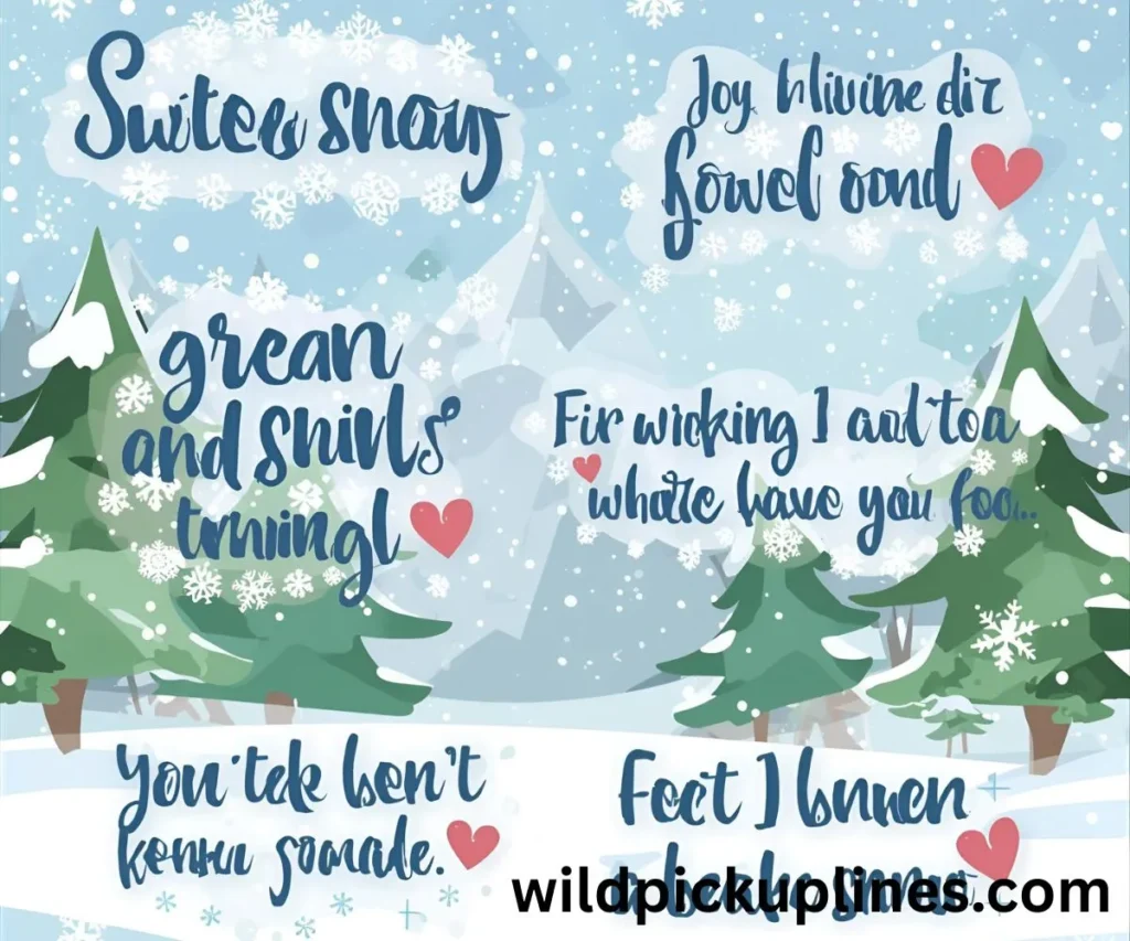 Cute Snow Pick Up Lines