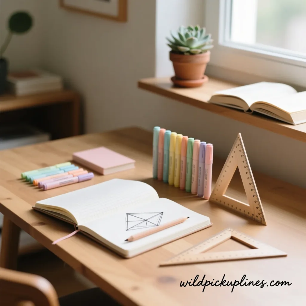 Aesthetic Geometry Pick Up Lines