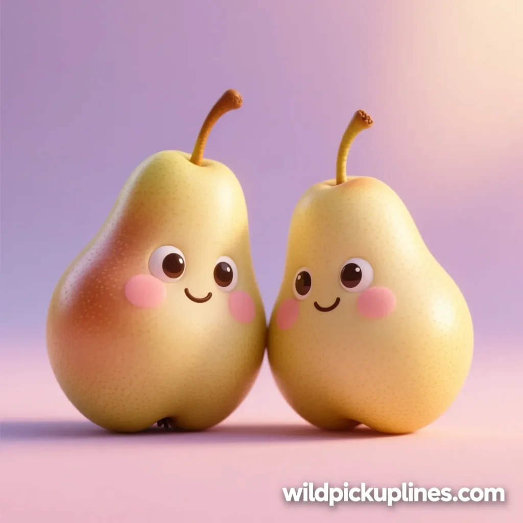 Cute Pear Pickup Lines