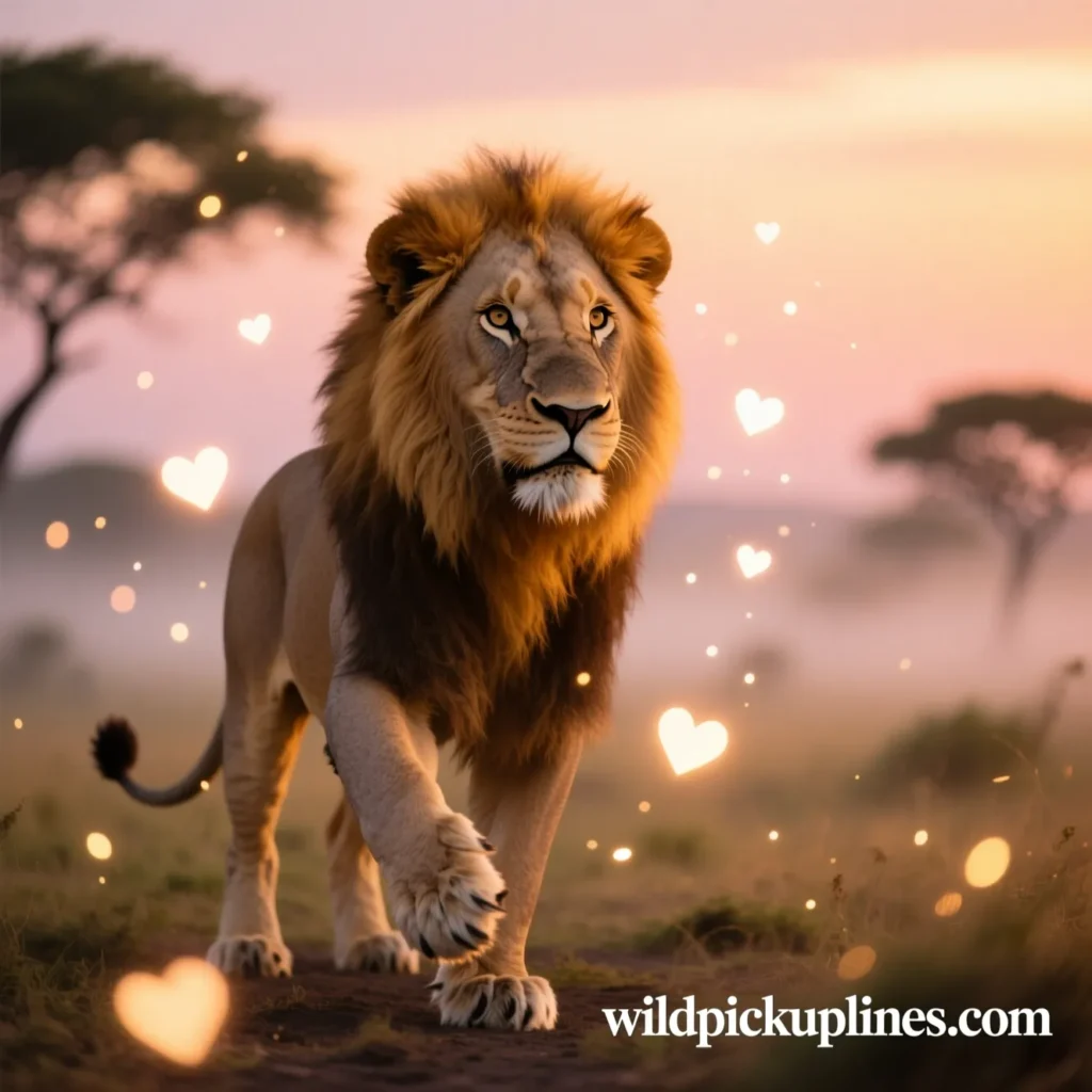 Flirty Lion Pick Up Lines