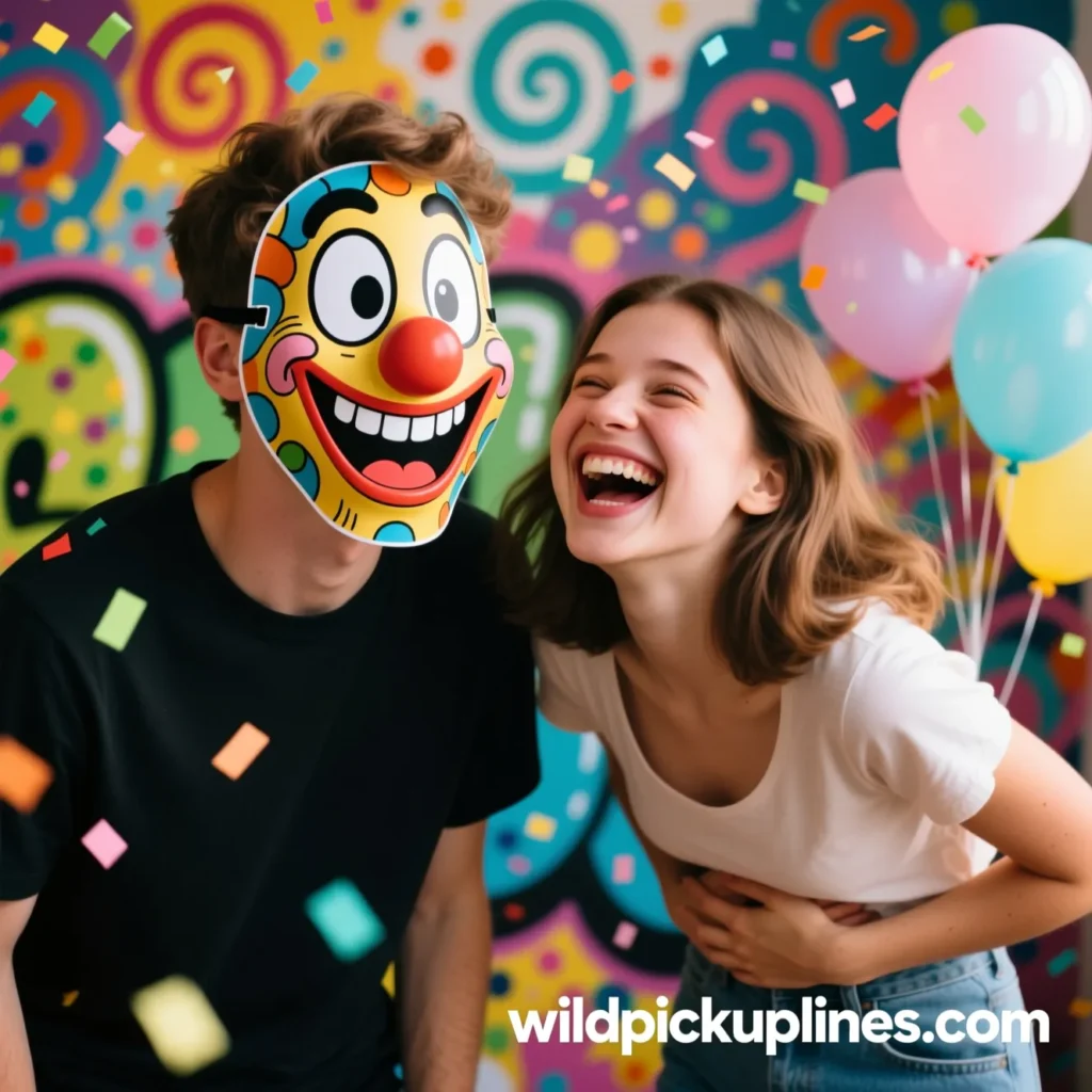 Funny Mask Pick Up Lines