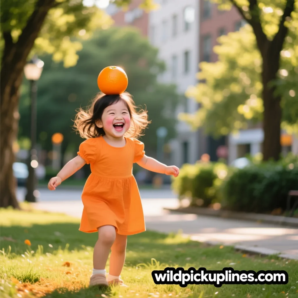 Funny Orange Pick up Lines