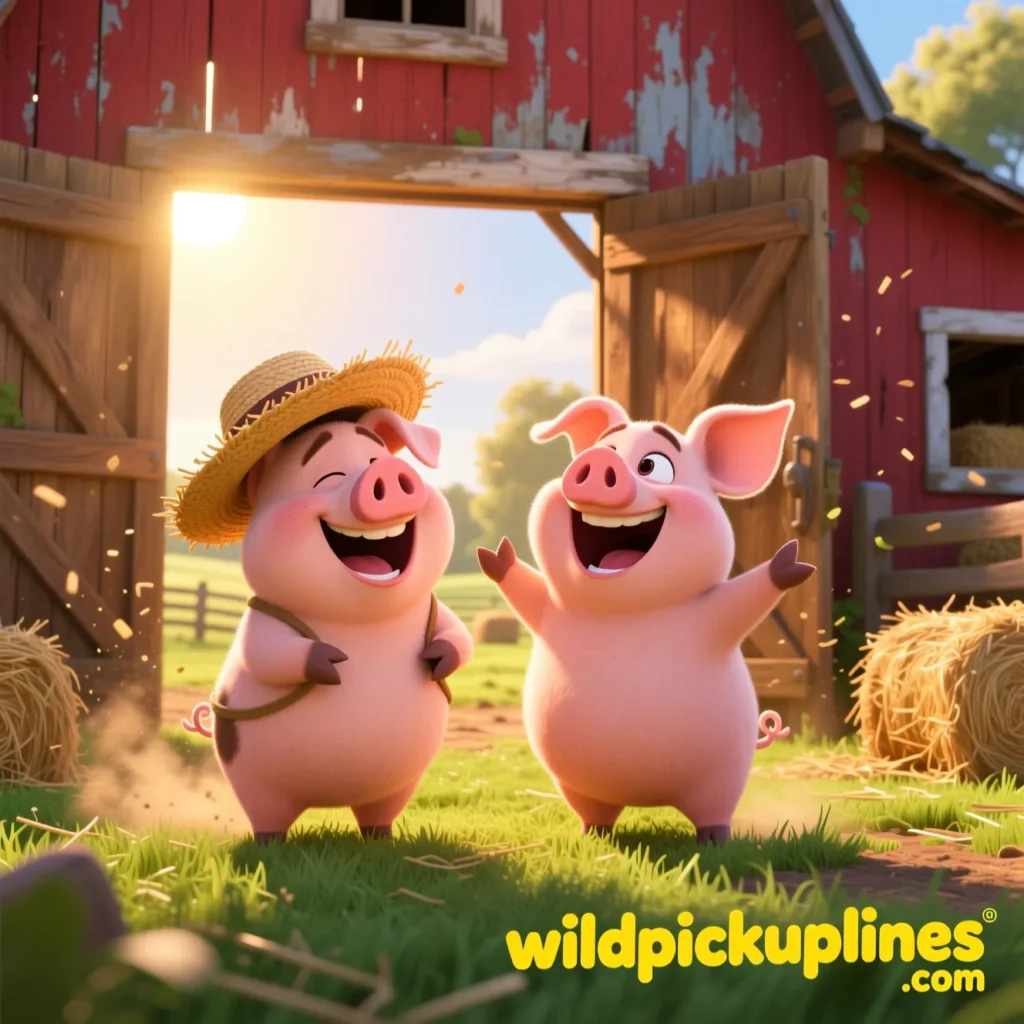 Funny Pig Pickup Lines