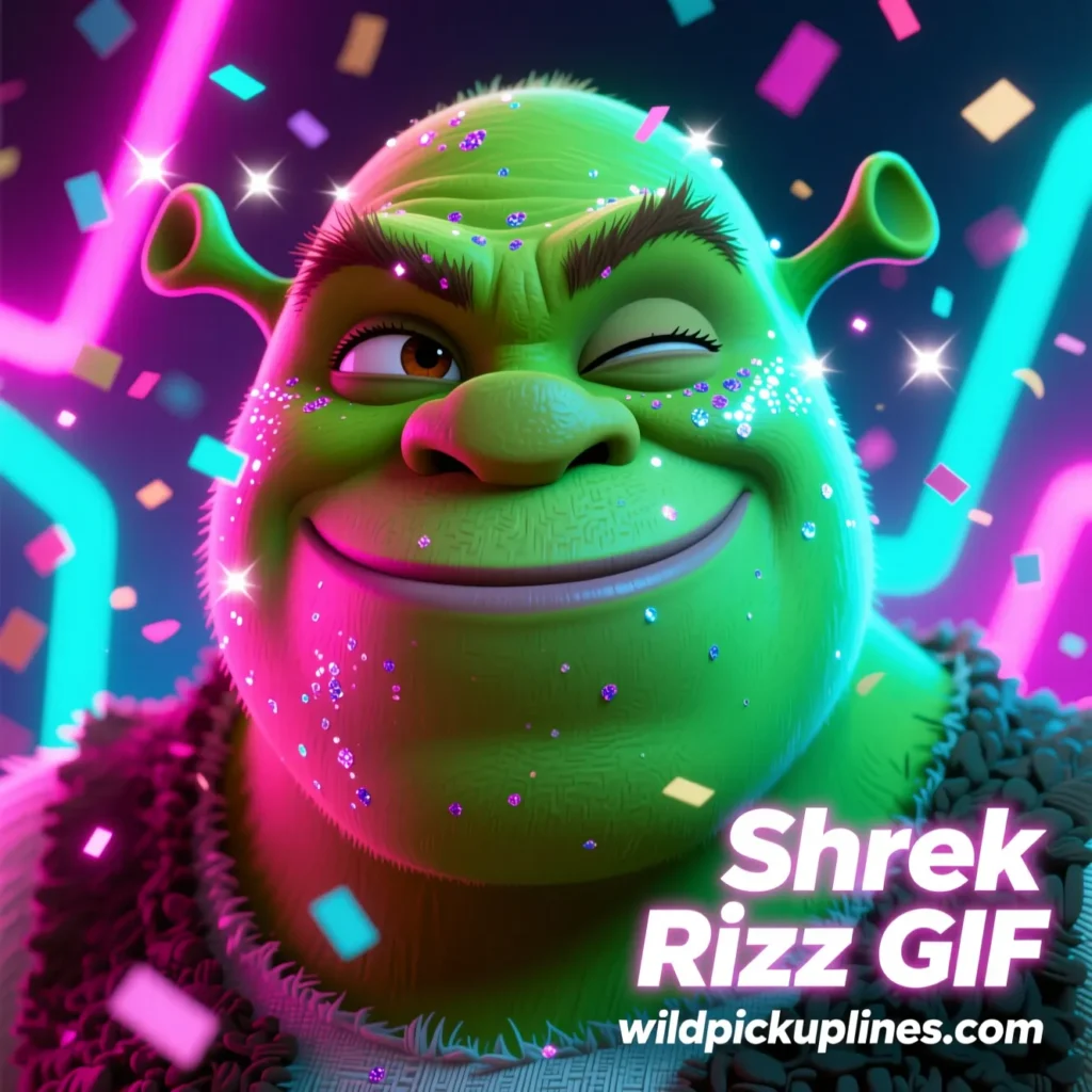 Shrek Rizz GIF