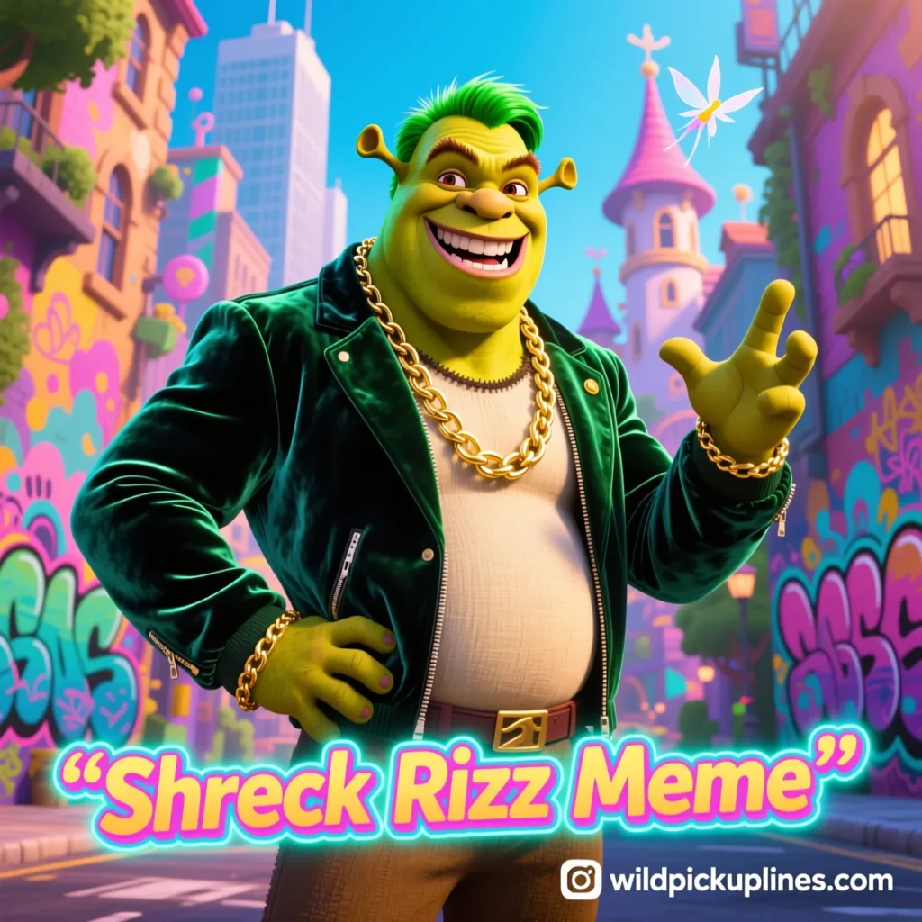  Shrek Rizz Meme