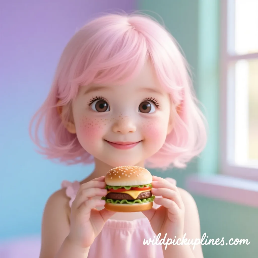 Cute Burger Pick Up Lines