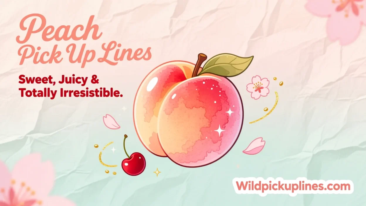 Peach Pick Up Lines