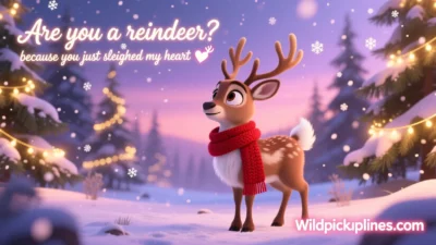 Reindeer Pick up Lines