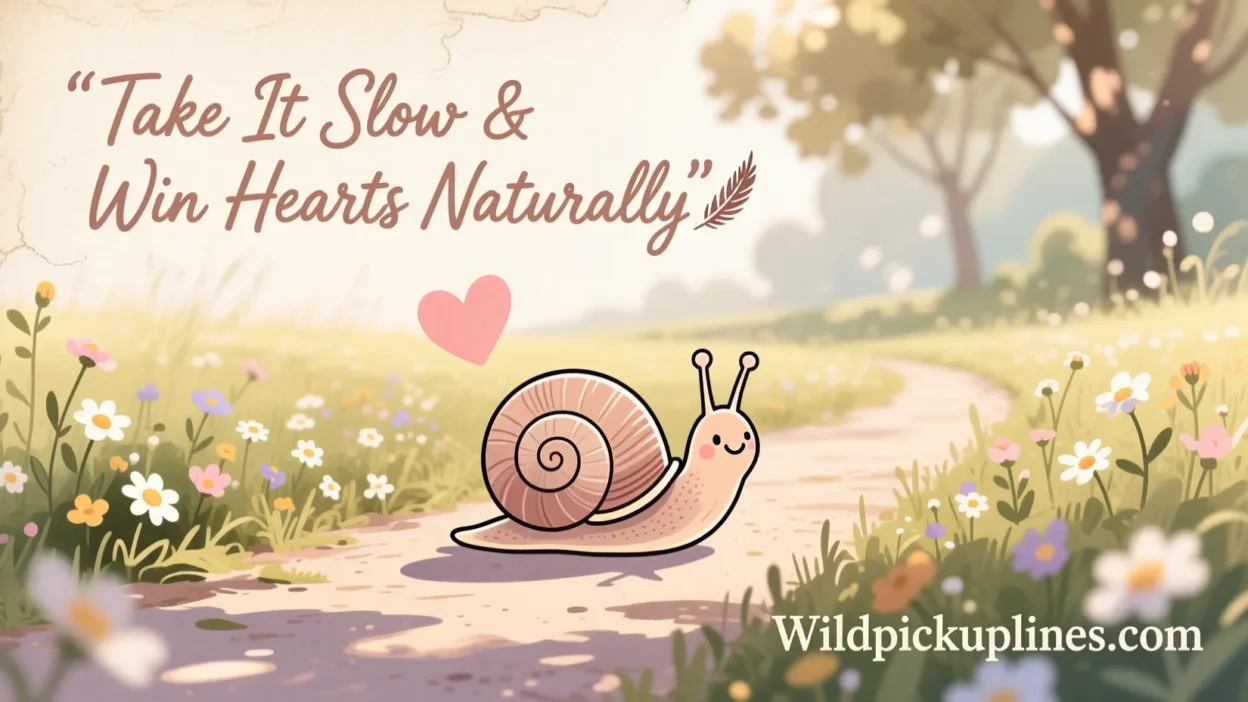 Snail Pick up Lines